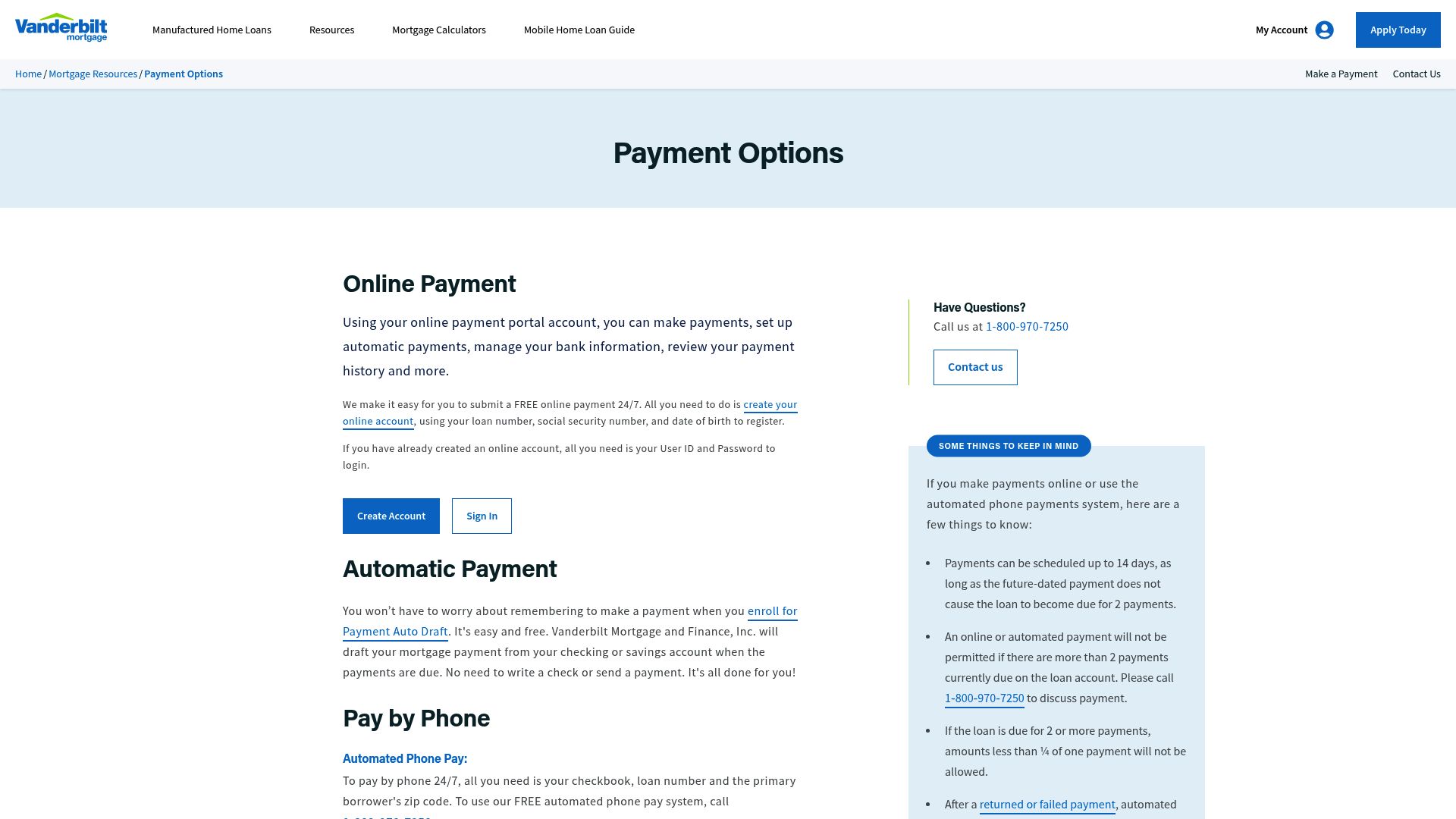 Vanderbilt Mortgage and Finance