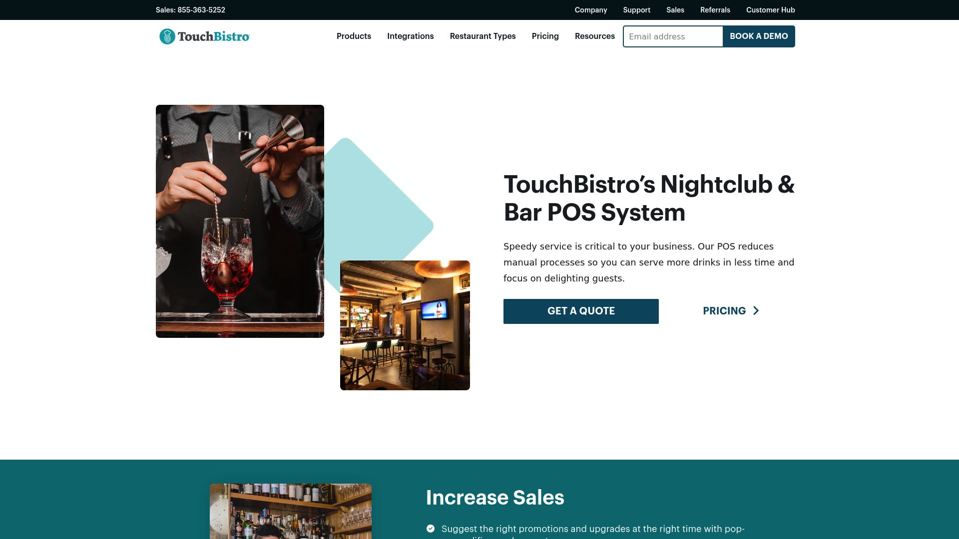 TouchBistro iPad Interface