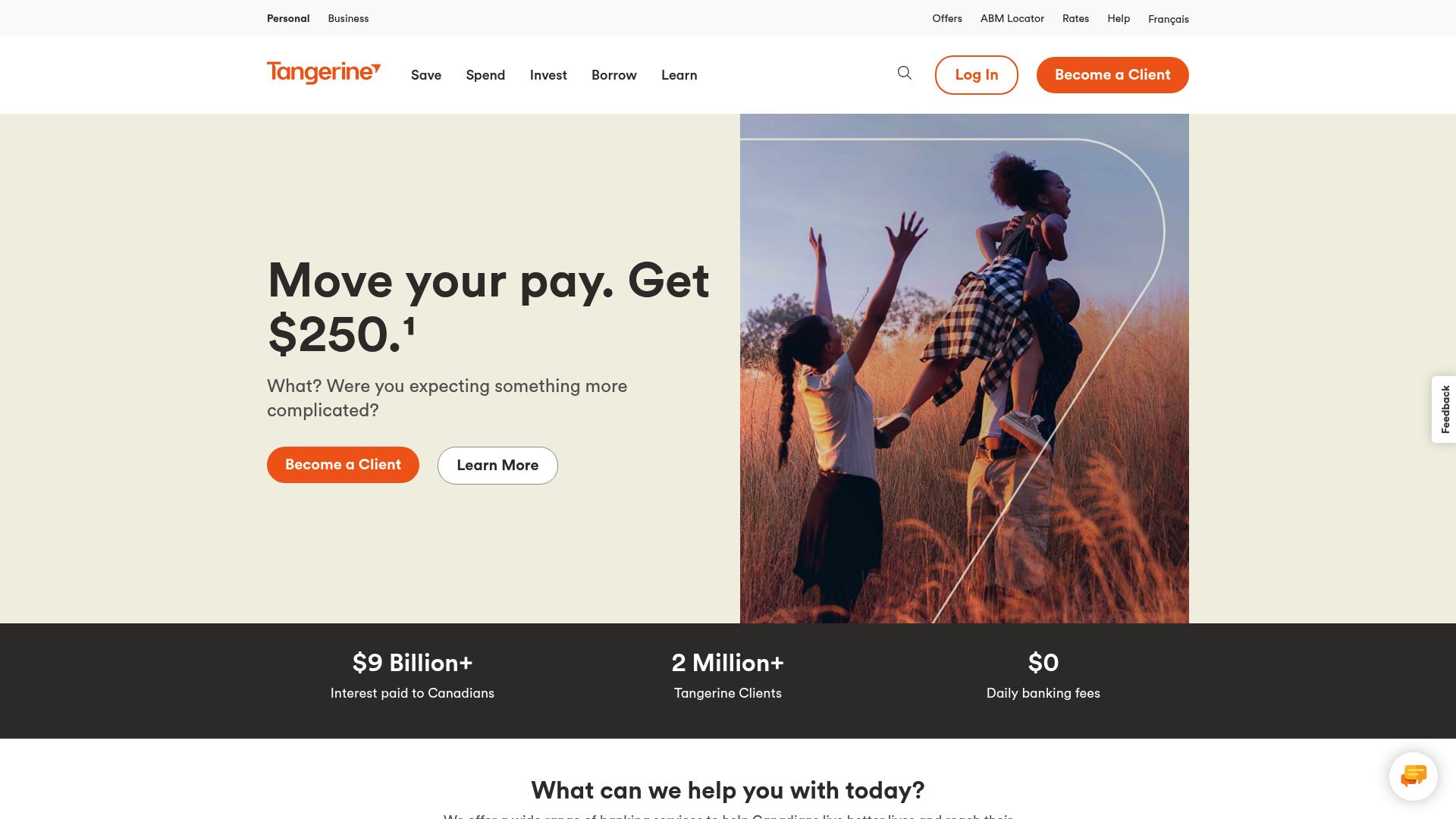 Tangerine Digital Banking